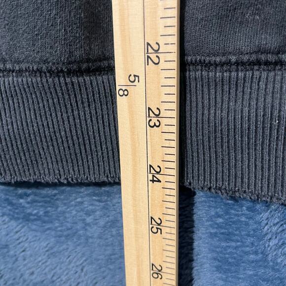 PINK Black Long Sleeved‎ Pullover Hoodie With Front Pocket Women’s Size Small - Picture 6 of 7